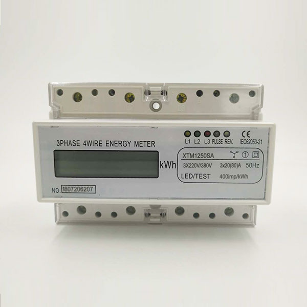 XTM1250SA Three Phase DIN-rail Energy Meter