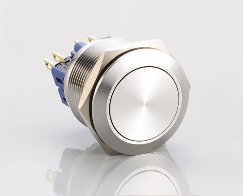 J22 Domed Head Metal E-STOP